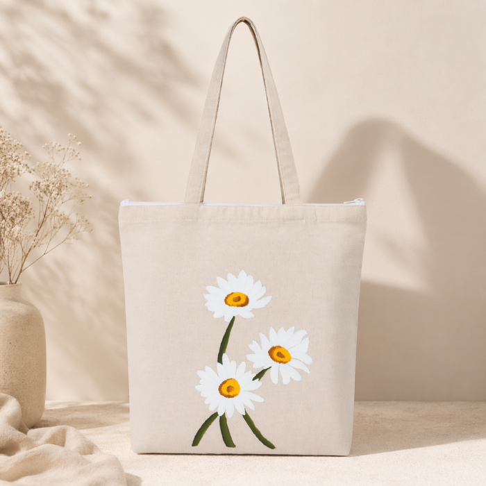 Tanaya Daisy Bloom Tote Bag