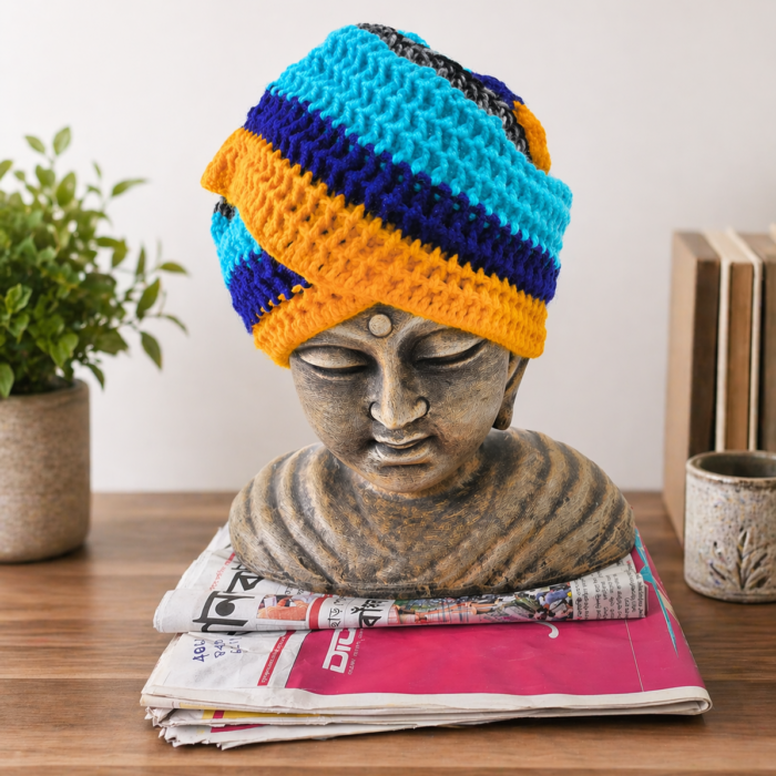 Striped Turban Beanie