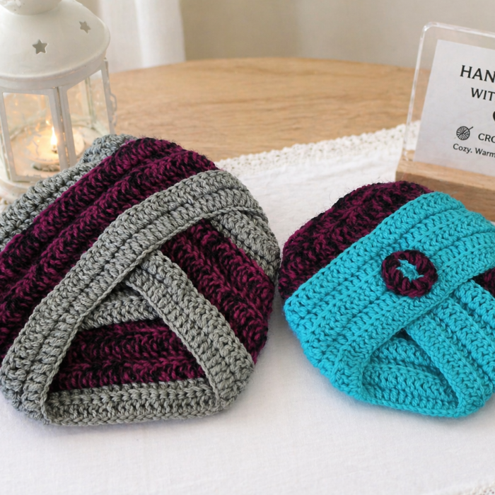 Mom & Me Matching Crochet Turban Set