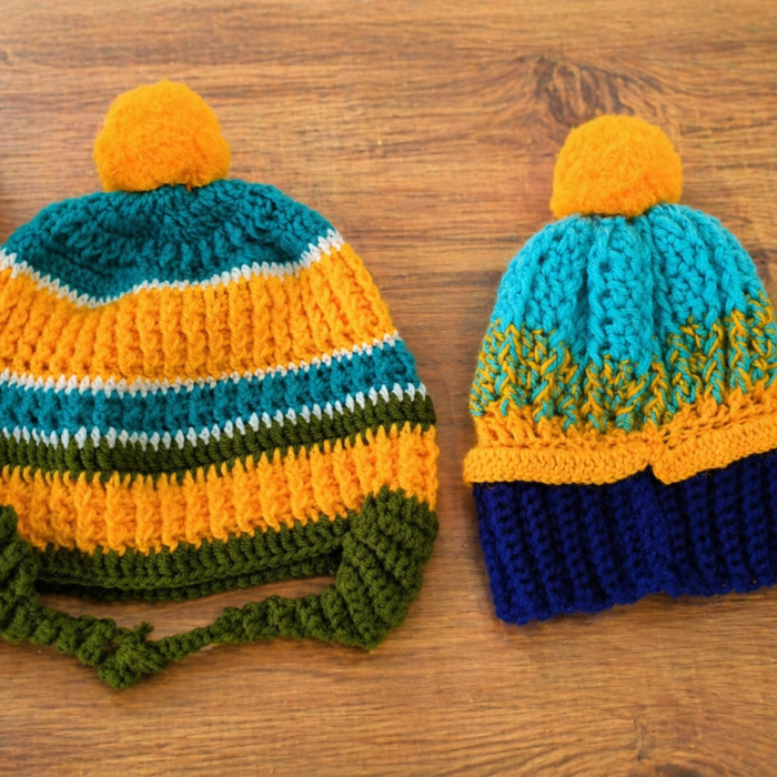 Little Duo – Brother & Sister Cap Set