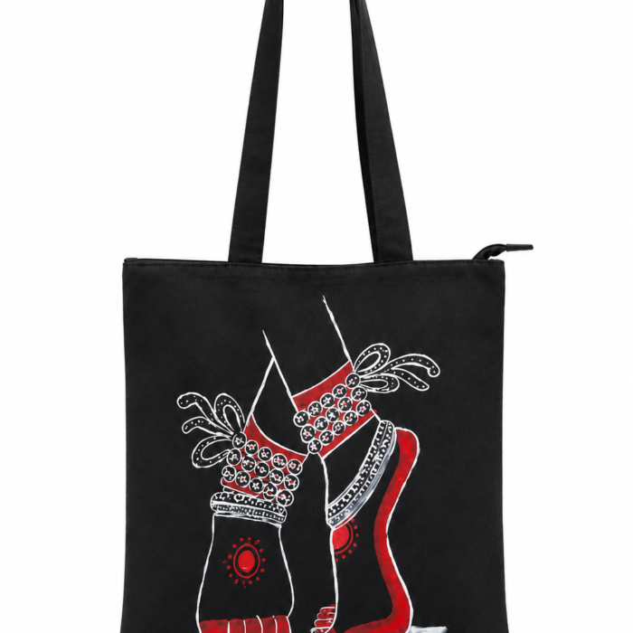 Mudra 2 Hand Painted Tote Bag