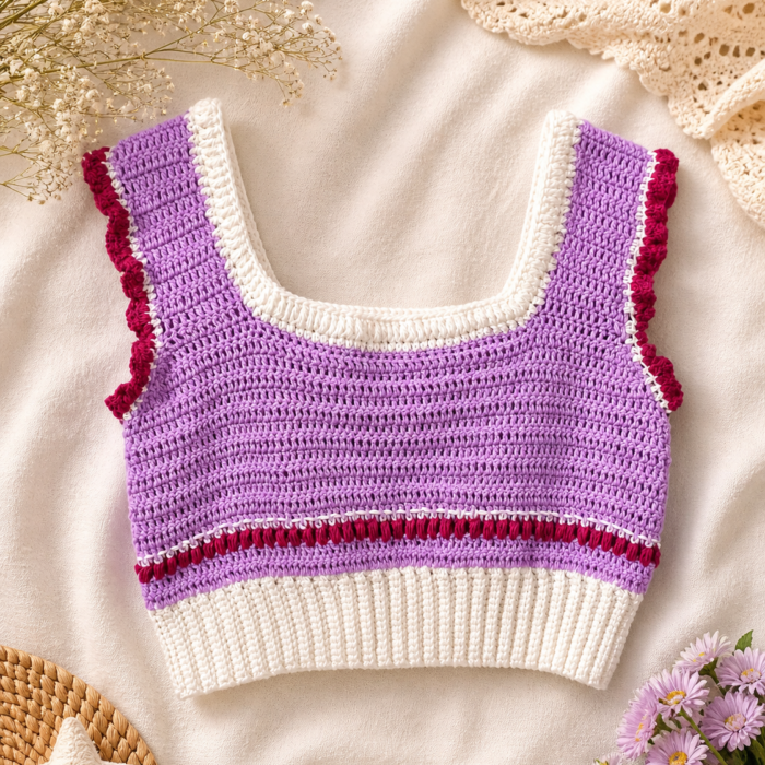 Lavender Summer Top