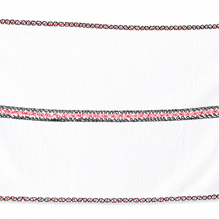 Lal Kalo Naxi Kantha Throw