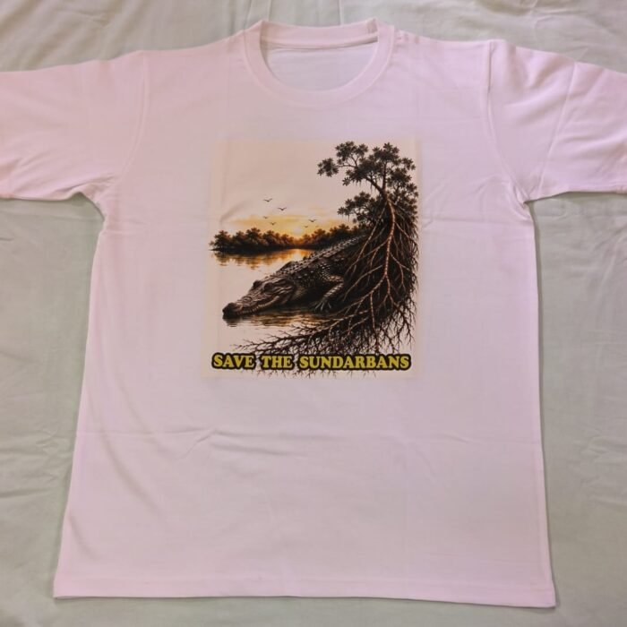 Sundarbans Crocodile Graphic Unisex T-Shirt