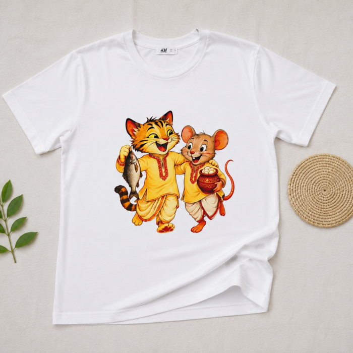 Bengali Festival Cotton T-Shirt
