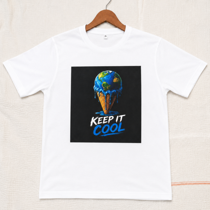Global Warming Printed Pure Cotton T-Shirt